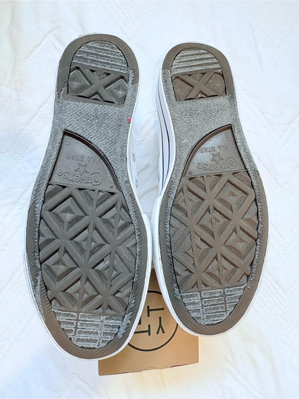 Converse Women's White Chuck Taylor All-Star Platform Lift High Top - Picture 10 of 12